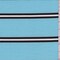 Powder Blue/Black Stripe Double Brushed French Terry Knit Fabric By the Yard